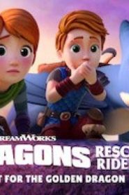 فيلم كرتون تنانين فريق الإنقاذ التنين الذهبي – Dragons Rescue Riders Hunt for the Golden Dragon مدبل